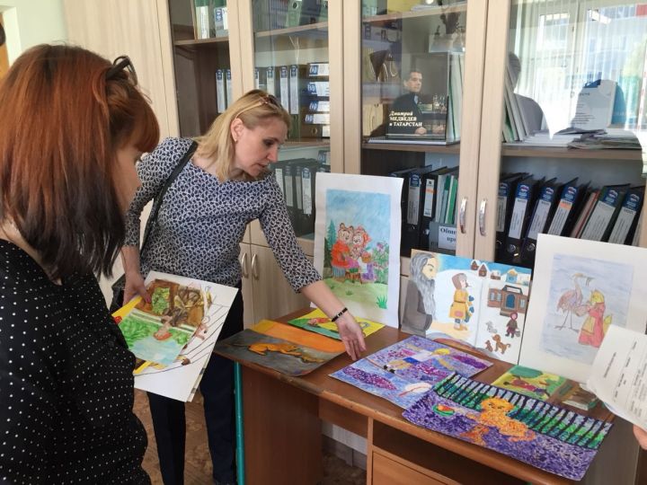 В Нурлате подвели итоги районного этапа Республиканского конкурса рисунков "Дети рисуют страну"