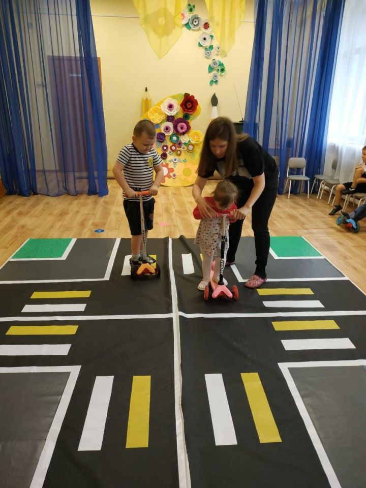 В детском саду «Колосок» прошло мероприятие по безопасности дорожного движения