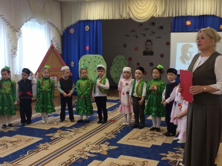 В детском саду «Светлячок» прошло мероприятие, посвященное дню рождения Габдуллы Тукая