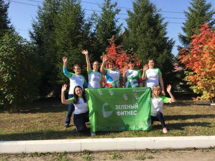 Нурлатцы провели массовый флешмоб в рамках проекта «Зеленый фитнес»