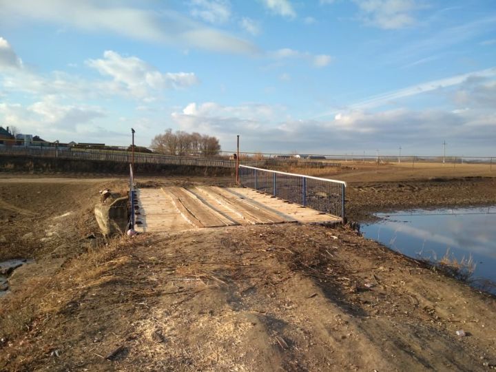 В Новоиглайкинском сельском поселении отремонтировали мост