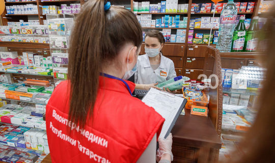 Ажиотаж на лекарственные препараты в аптеках Татарстана снижается