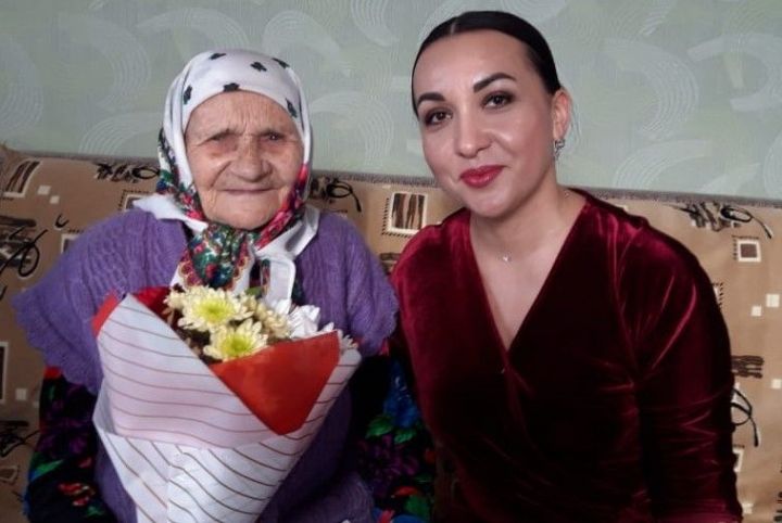 Жительнице Нурлата исполнилось 95 лет!