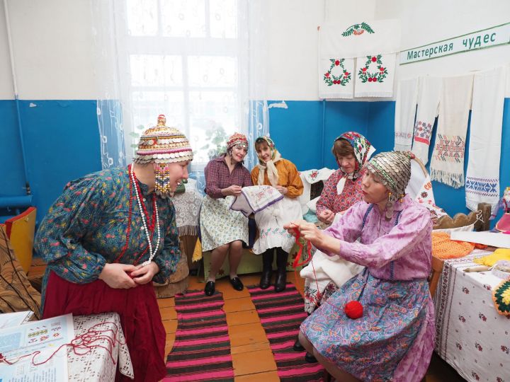 В Андреевском СДК  были проведены посиделки  чувашской культуры.
