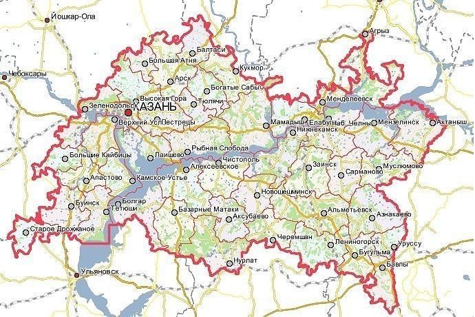 В 15 районах Татарстана 76 заболевших короновирусом. Нурлатский  район на 23 мая не внесен