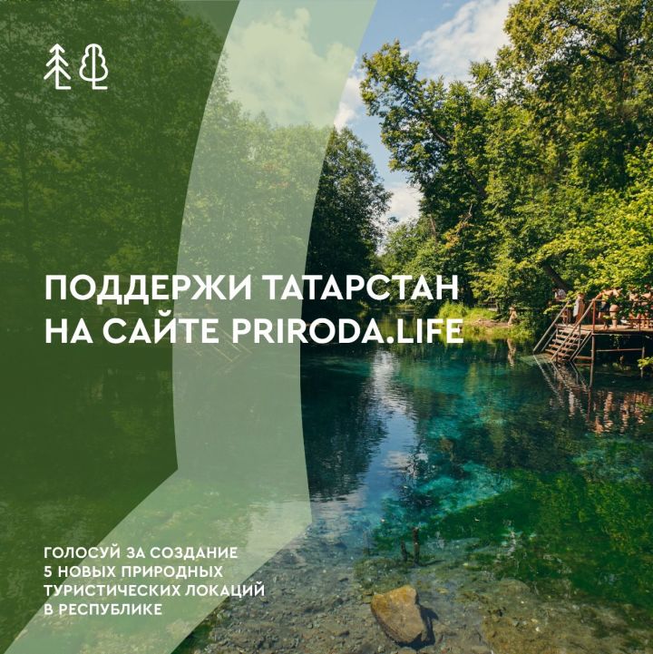 Татарстанцев приглашают проголосовать за проекты по развитию экотуризма в России