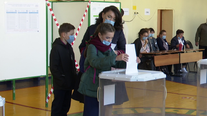 Семья Самерхановых из г.Нурлат в Единый день голосования решила стать креативной