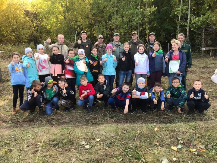 Юные экологи Нурлатской гимназии посетили охотничьи угодья