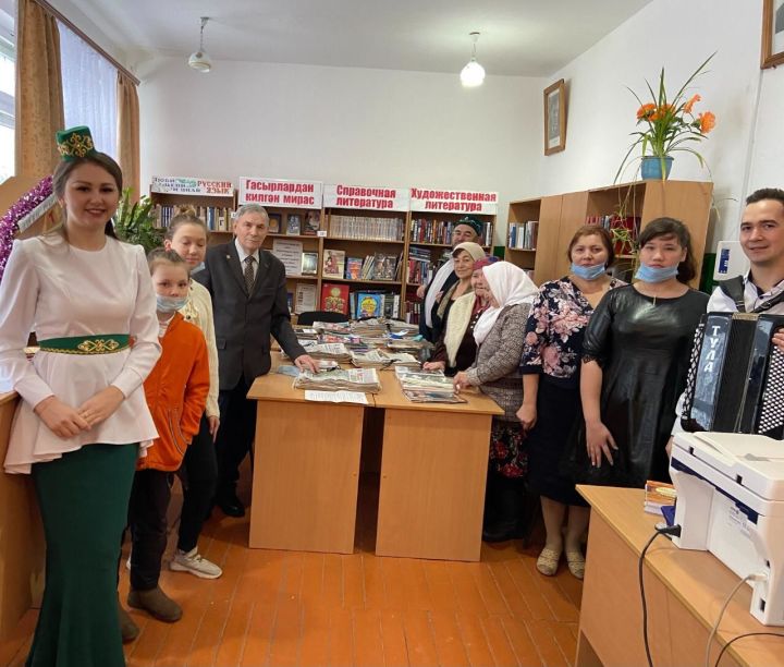 В библиотеке села Курманаево состоялся литературно-музыкальный вечер
