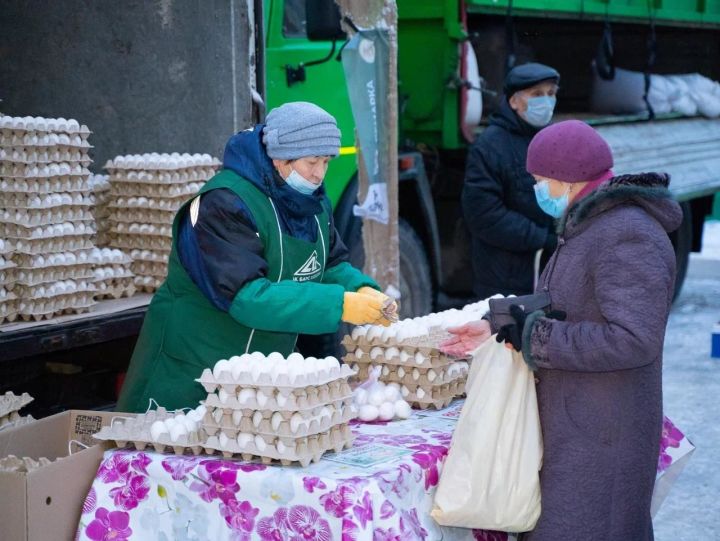 Два миллиона штук яиц продано на ярмарках в Казани