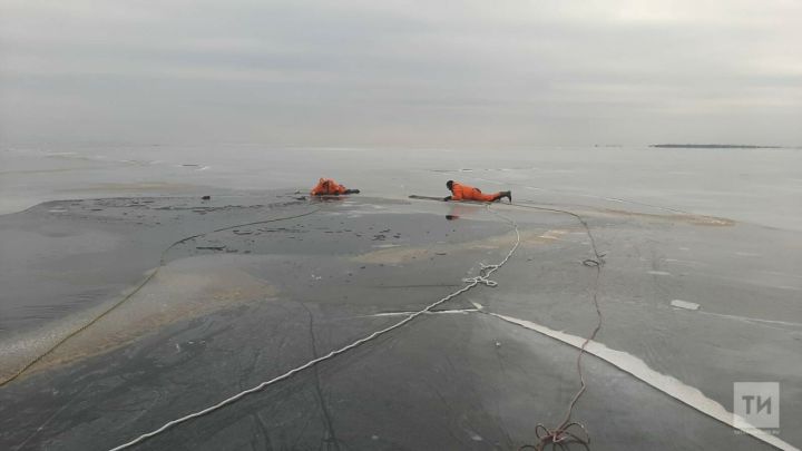 В Татарстане погиб рыбак, провалившись под лед