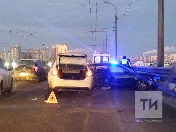 В Казани произошло массовое ДТП с пострадавшими