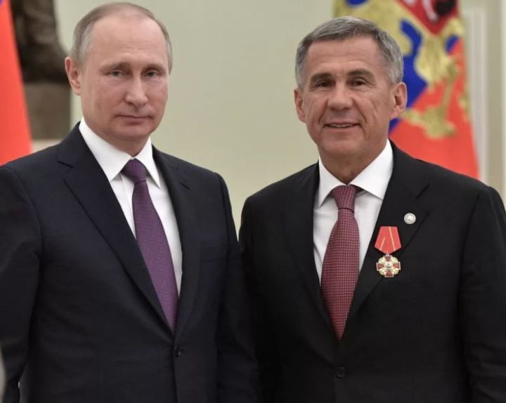 Президент России наградил Рустама Минниханова орденом «За заслуги перед Отечеством» II степени