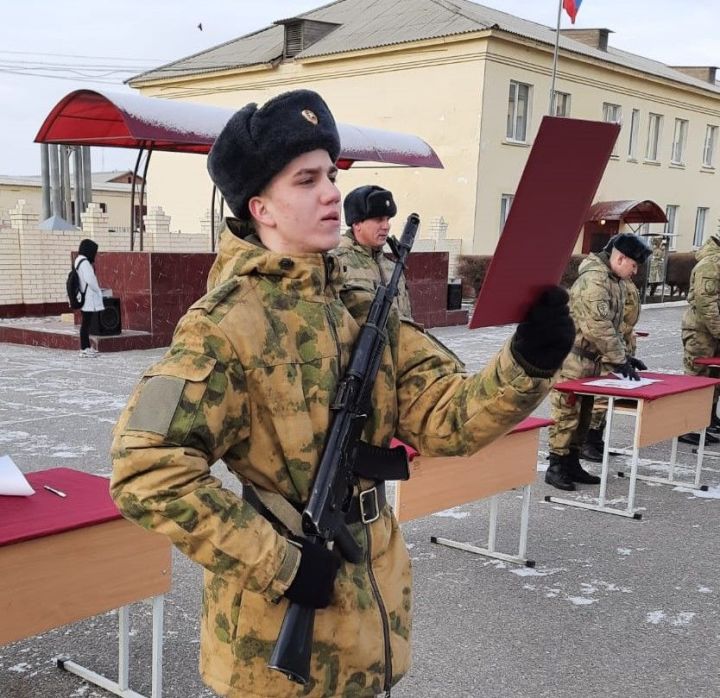 Дмитрий Атаманов из Нурлата служит в войсках национальной гвардии