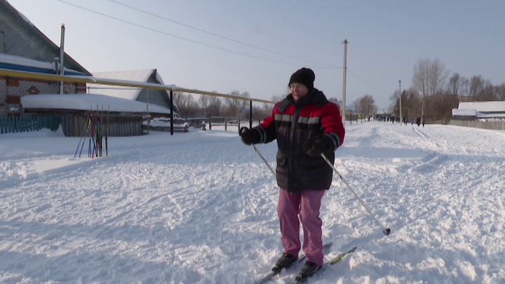 Мария Алексеева занимается зимним любительским спортом
