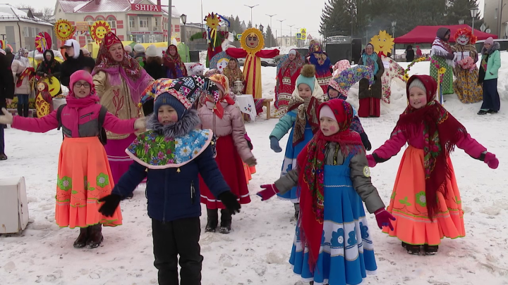 Сегодня, в предпоследний день масленичной недели, в Нурлате отметили широкую Масленицу