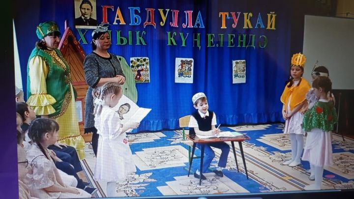 Мероприятие ко дню рождения Г.Тукая прошло в нурлатском детском саду «Светлячок»