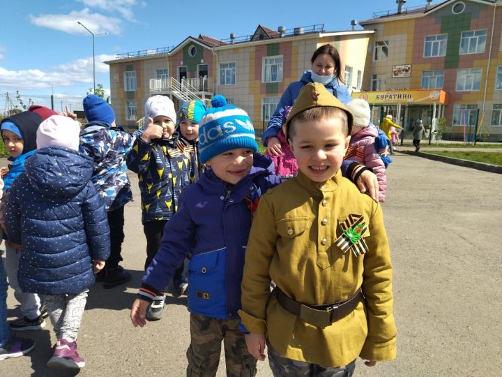 В детских садах района проходят мероприятия ко Дню Победы