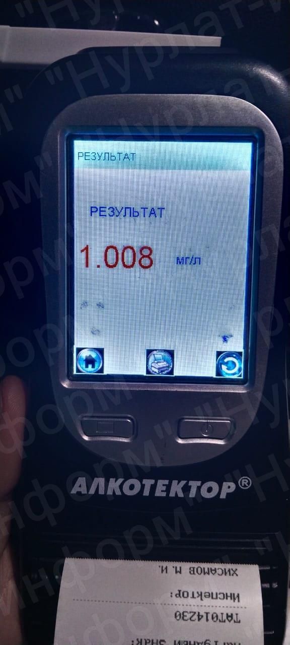 Благодаря сообщению нурлатца автоинспекторы выявили нетрезвого водителя