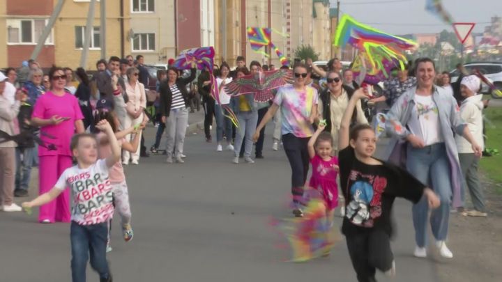 В Нурлате в небо запустили воздушных змей