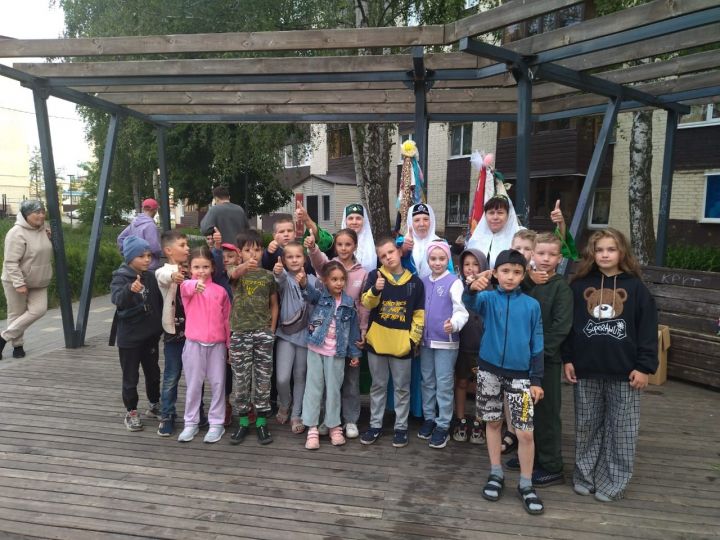 Коллектив детского сада «Колосок» пригласил юных нурлатцев на детский Сабантуй