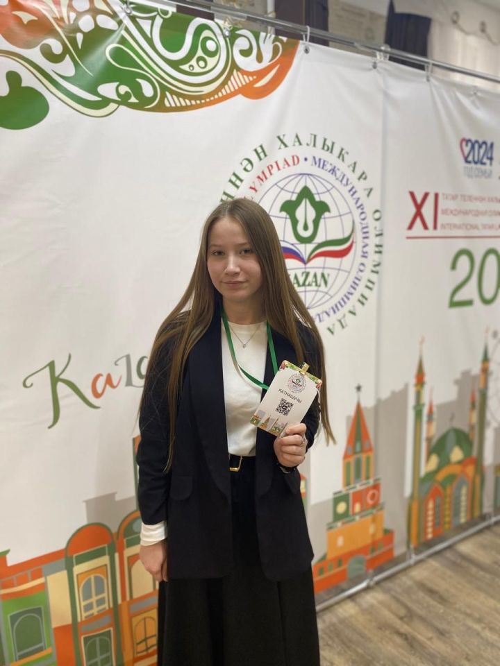 Нурлатские школьницы принимают участие в Международной олимпиаде по татарскому языку