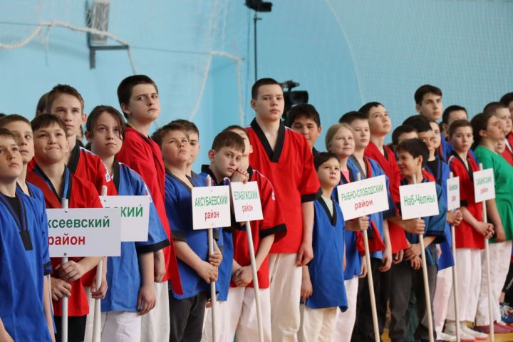 В Нурлате проходит Первенство Республики Татарстан по борьбе на поясах памяти Габбаса Гиматдинова