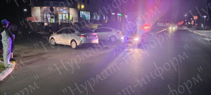 В Нурлате произошло ДТП с участием несовершеннолетнего мотоциклиста