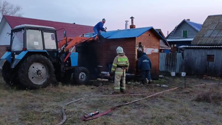 В селе Нурлатского района вновь вспыхнул пожар
