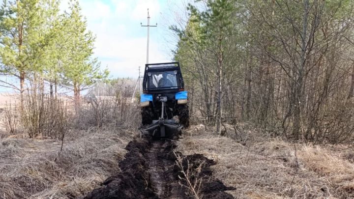 В Татарстане создали 1,8 тыс. км противопожарных полос по нацпроекту