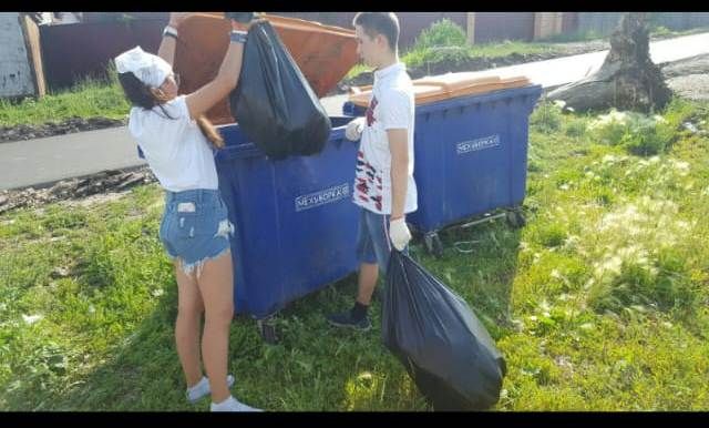 Нурлатские волонтеры организовали экологическую  акцию “Мы за чистый город!”