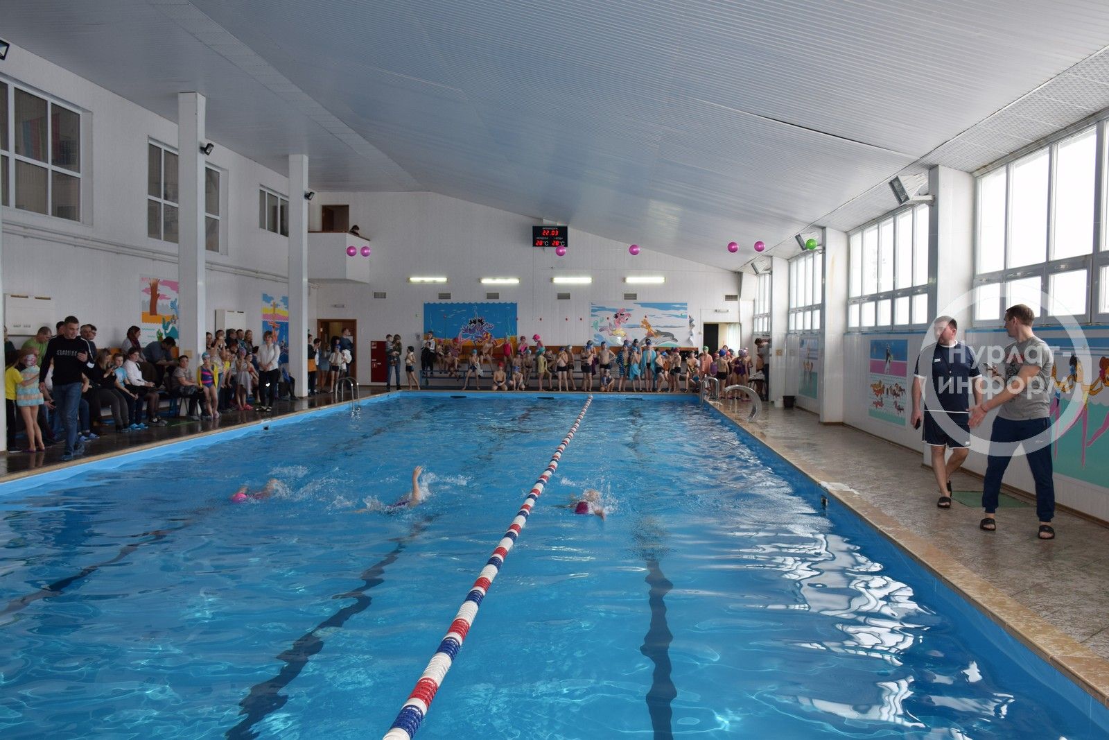 В Нурлате прошло Первенство района по плаванию в рамках партийного проекта «Спорт без границ»