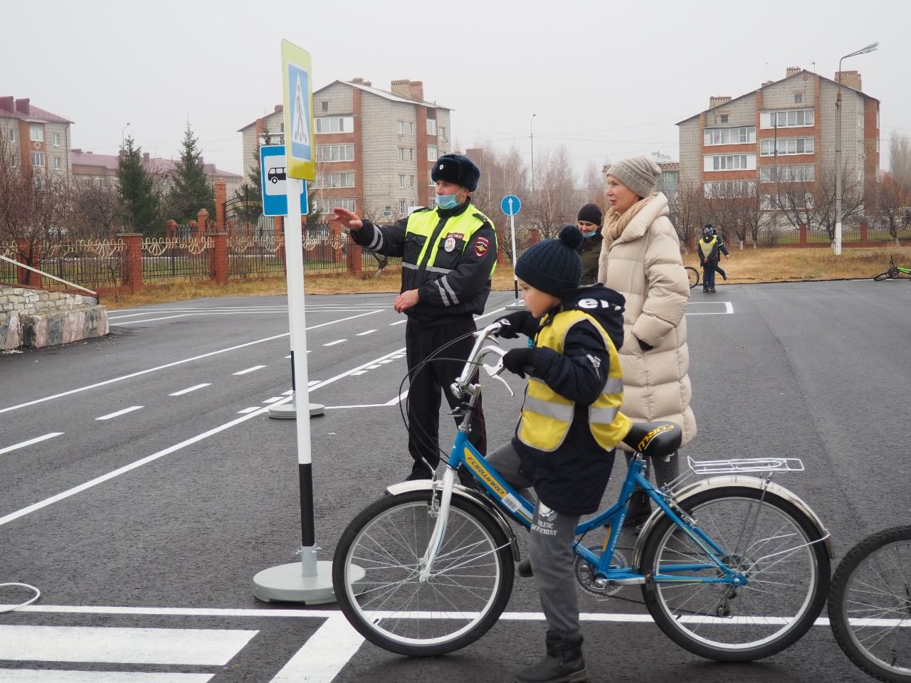 В Нурлате прошли практические занятия для юных велосипедистов&nbsp;