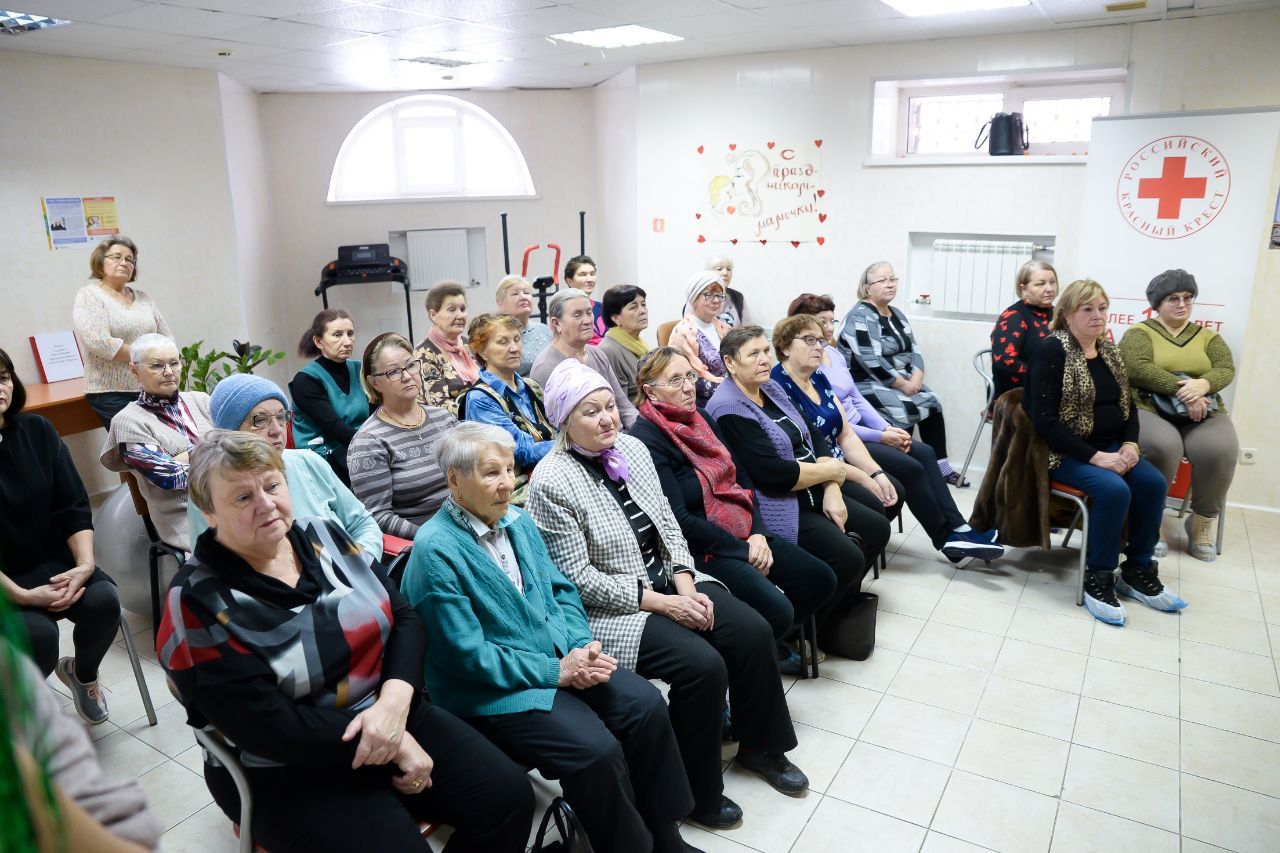 Пенсионеры Нурлата с удовольствием посещают Центр здоровья и активного долголетия