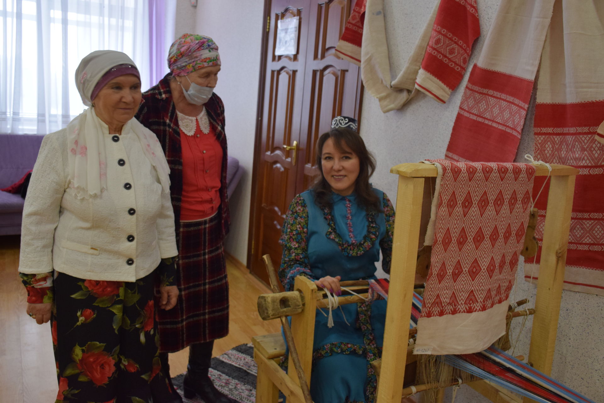 В Городском Дворце культуры организовали выставку вытканных полотенец&nbsp;