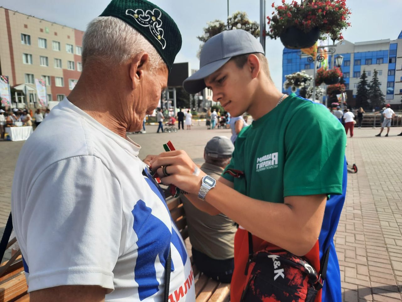 В Нурлате провели акцию «Люблю тебя,мой Татарстан!»