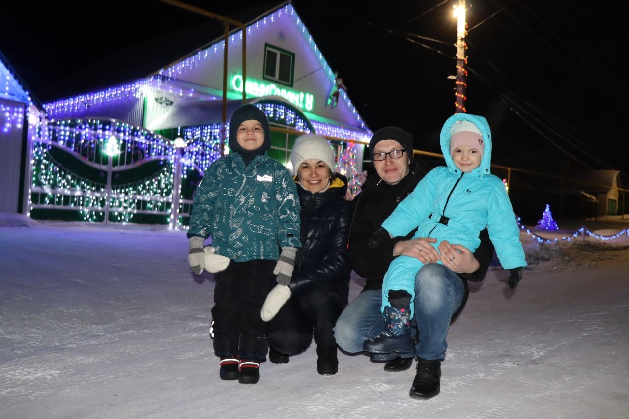 В конкурсе «А у нас во дворе…» наибольшее число голосов нурлатцы отдали семье Бикинеевых