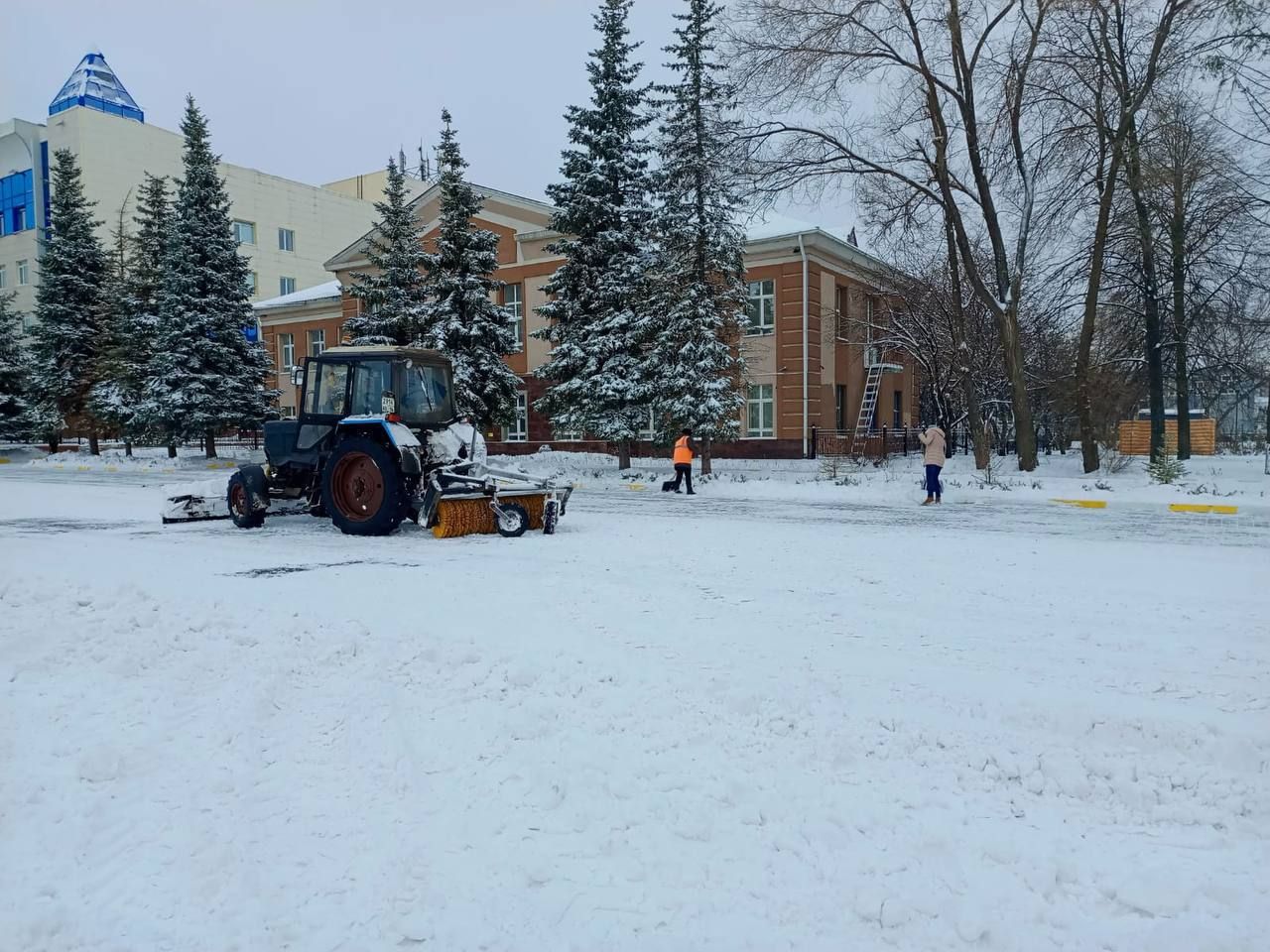 В Нурлатский район пришла настоящая зима