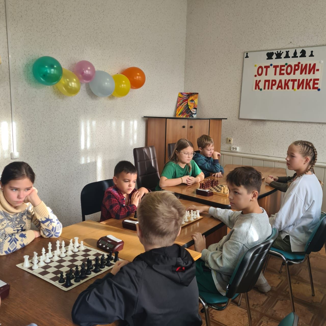 Юные нурлатцы приняли участие в шахматном турнире «От теории к практике»