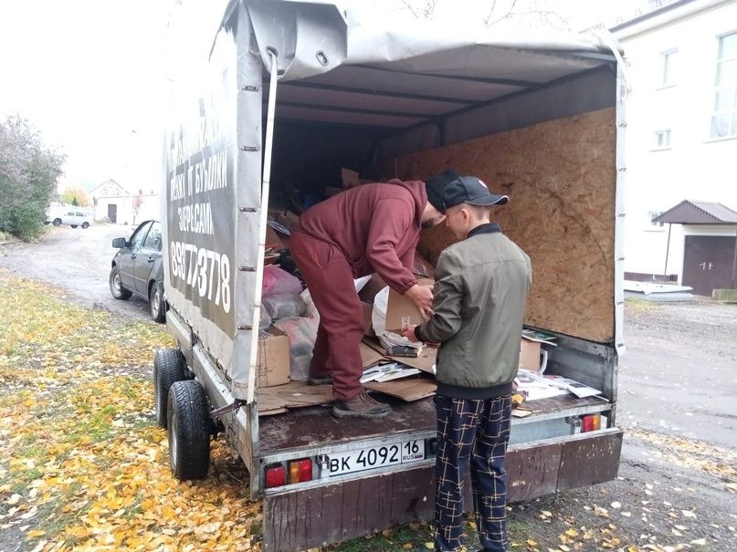 В Нурлатской школе-интернате прошла акция по сбору макулатуры