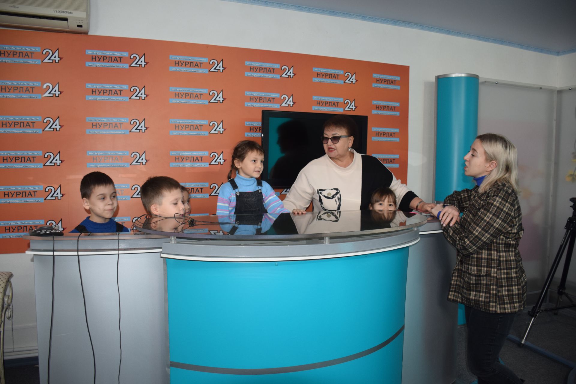 Юные журналисты детского сада «Камыр Батыр» побывали в «Нурлат-информе»