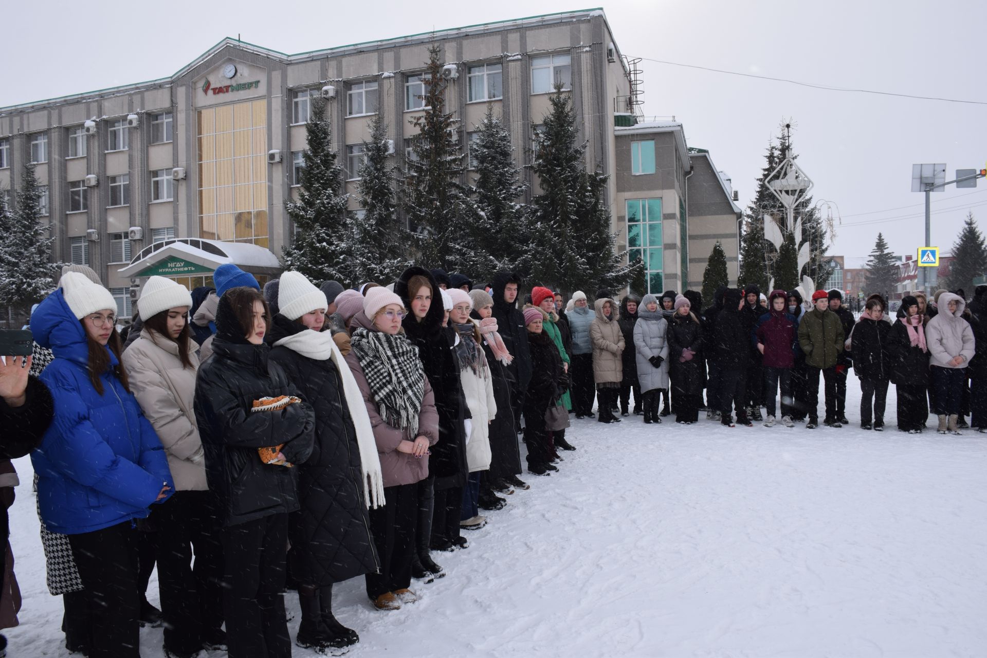 В Нурлате прошел торжественный митинг в честь Дня защитника Отечества