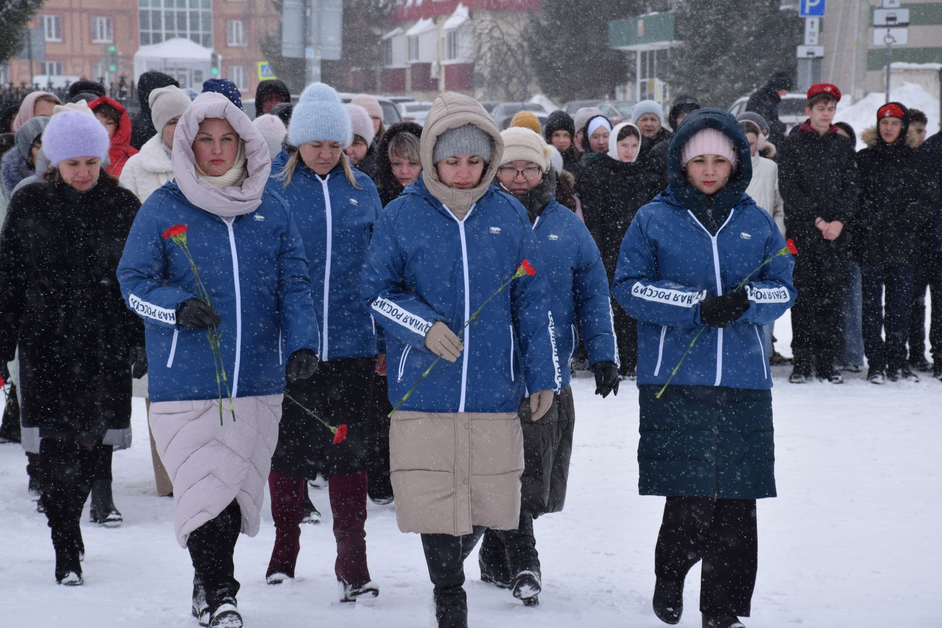 В Нурлате прошел торжественный митинг в честь Дня защитника Отечества