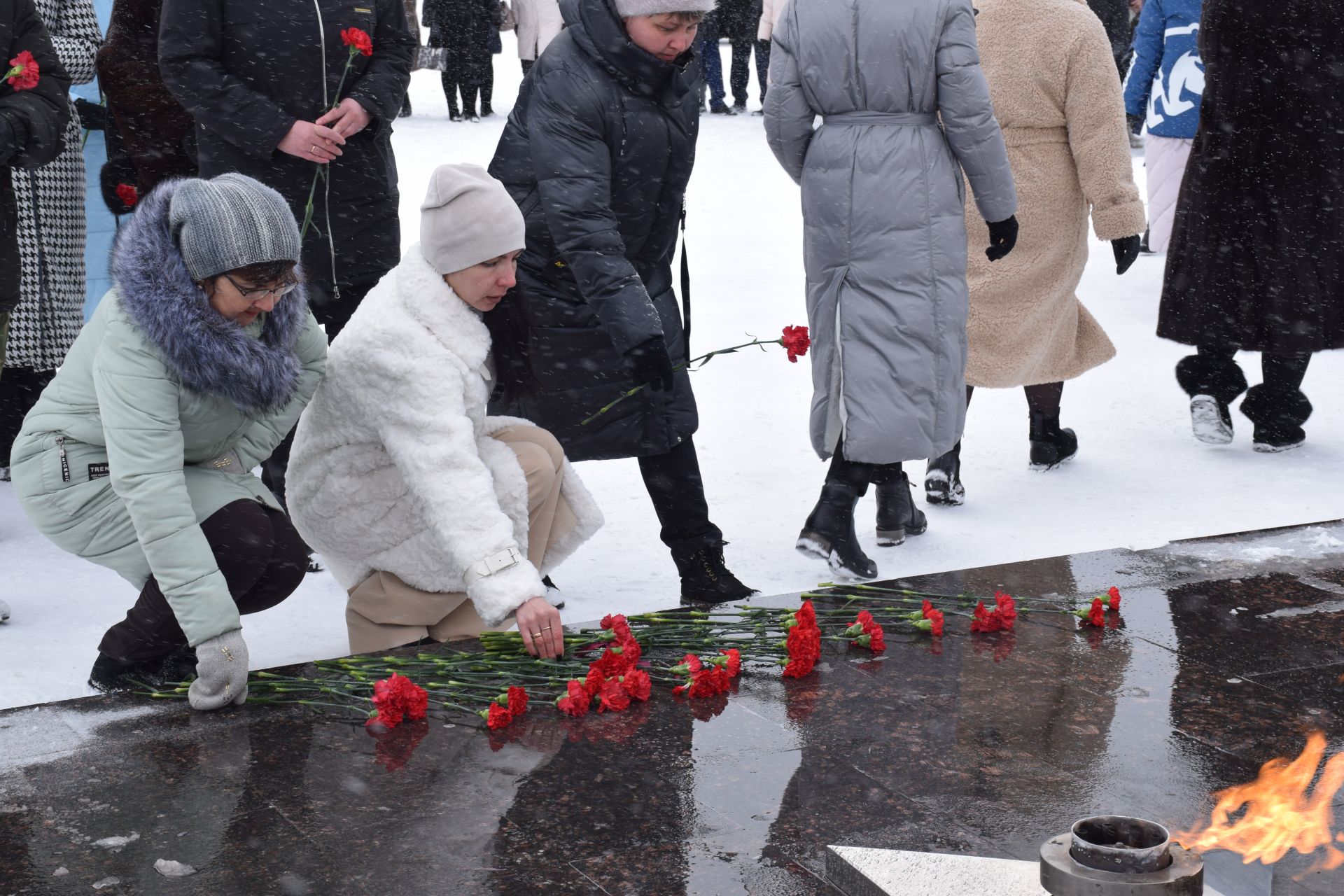 В Нурлате прошел торжественный митинг в честь Дня защитника Отечества