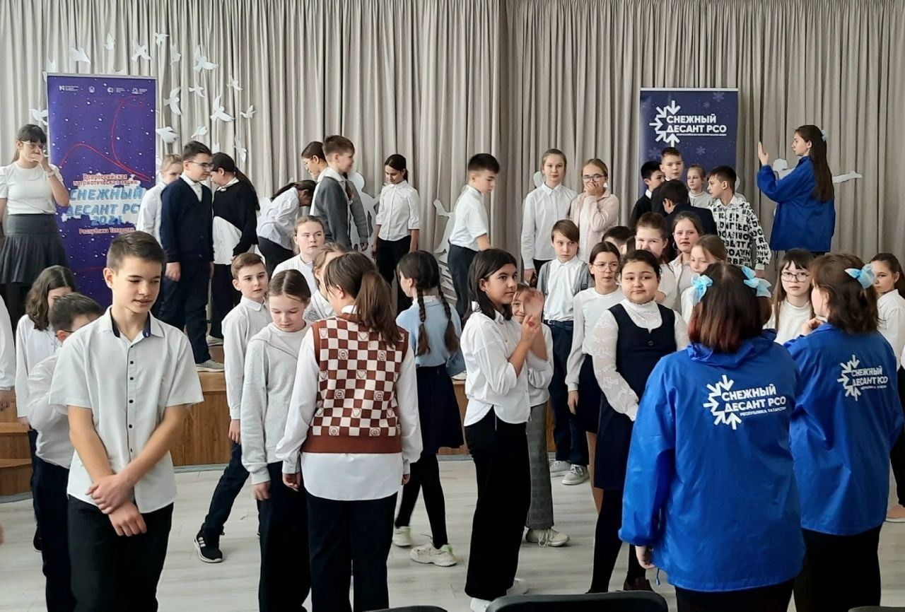 Казанские волонтеры провели в Нурлате акцию «Снежный десант РСО»