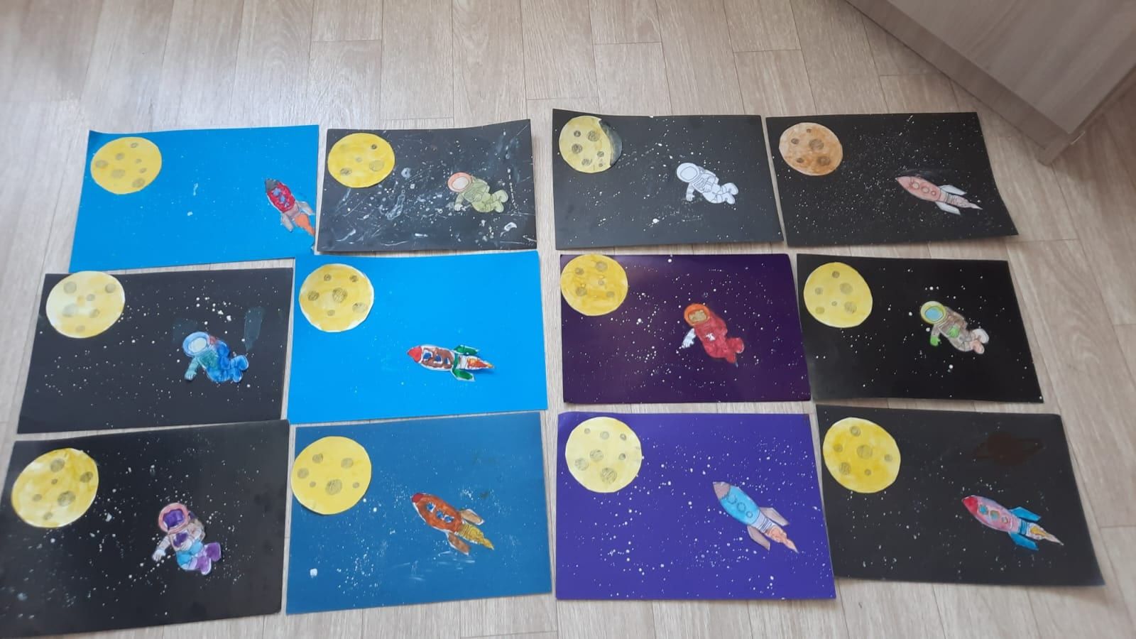 Нурлатские дети рисовали космос