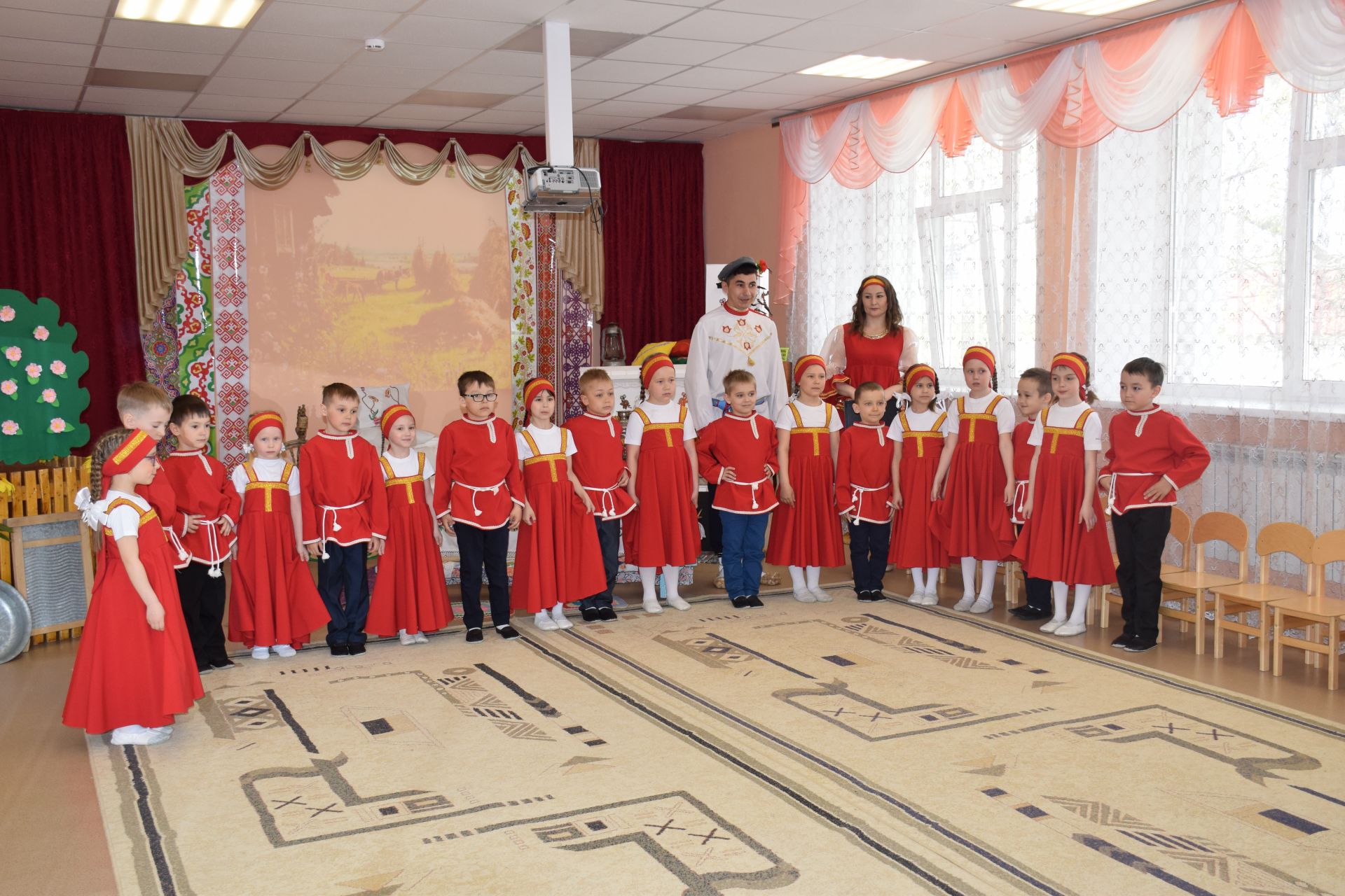 В детском саду «Росинка» города Нурлат прошли «Деревенские посиделки»