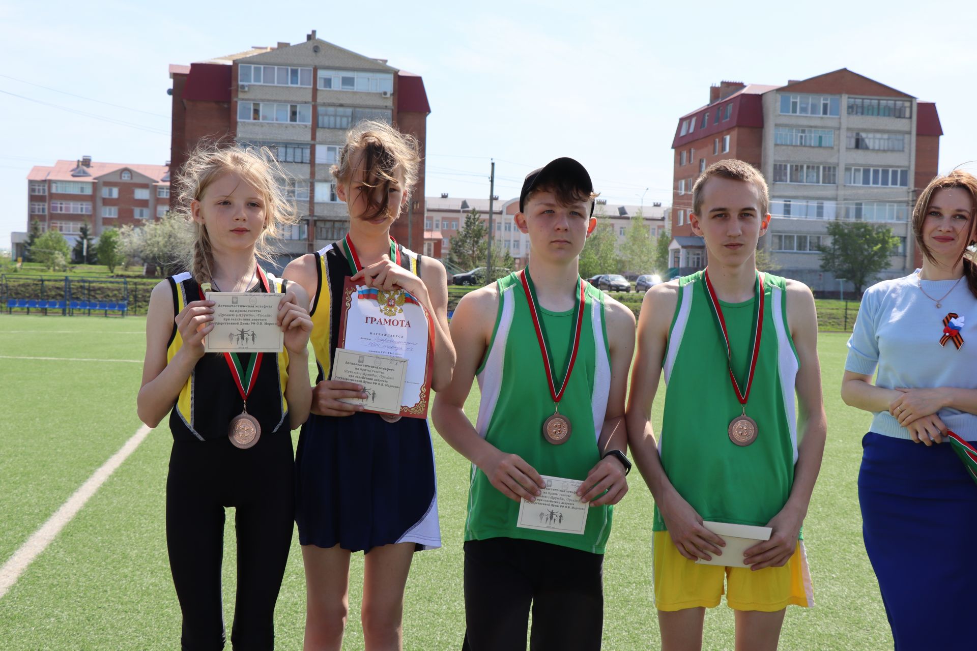 В Нурлате легкоатлетический сезон открыла эстафета на призы газеты «Дуслык» («Дружба», «Туслах»)