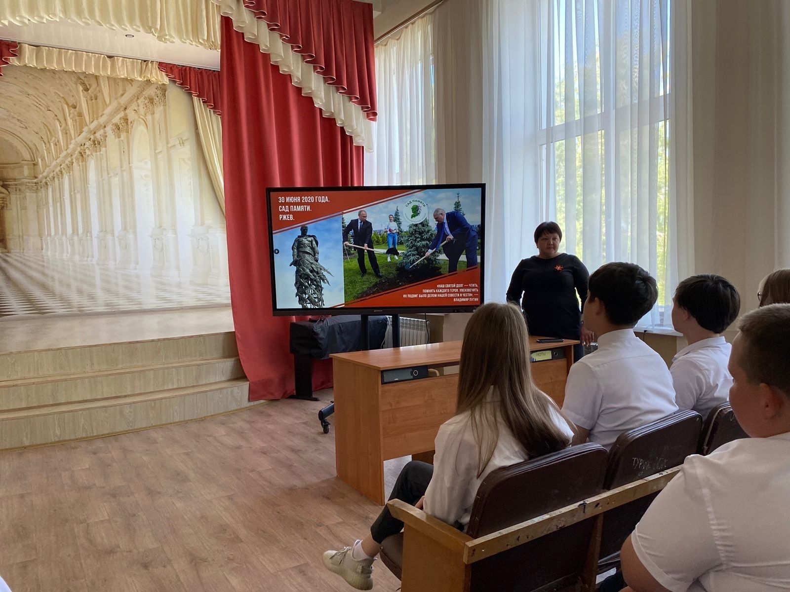 Нурлатским школьникам рассказали о подвигах русского народа в годы Великой Отечественной войны