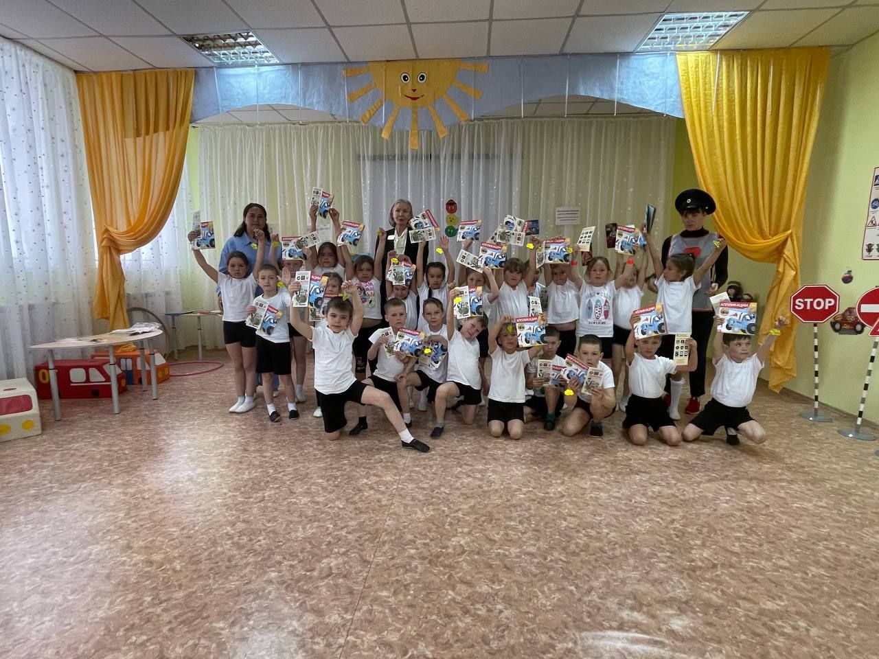 В детском саду Нурлата состоялось мероприятие по ПДД